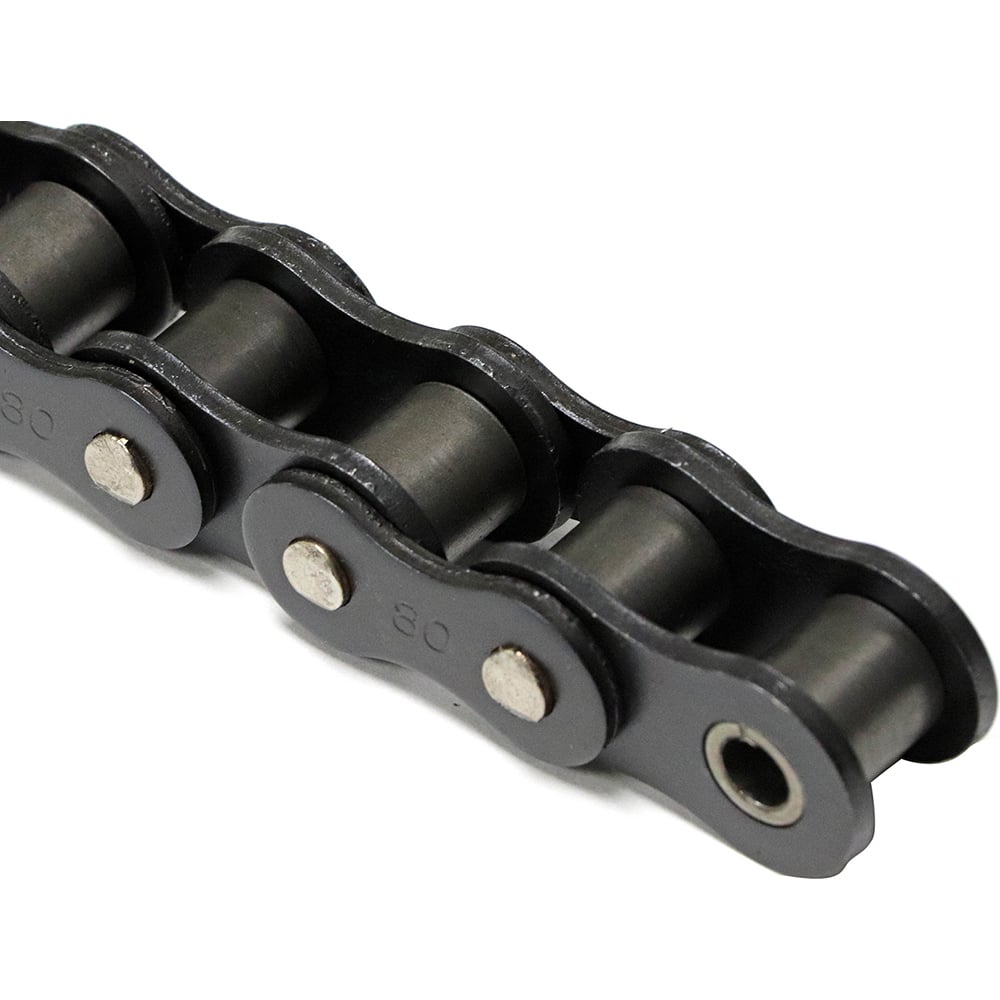 Shuster - 80-1RIVGLIDEX10, 1" Pitch, ANSI 80, Glide Single Strand Chain - Exact Tooling