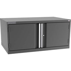 Champion Tool Storage - Storage Cabinets; Type: Stacked/Overhead Extra Wide Door Cabinet ; Width (Inch): 47 ; Depth (Inch): 28-1/2 ; Height (Inch): 21-5/8 ; Number of Shelves: 2 ; Material: Steel - Exact Tooling