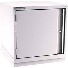 Champion Tool Storage - Storage Cabinets; Type: Desk-Height Standard Wide Door Cabinet ; Width (Inch): 28-1/4 ; Depth (Inch): 28-1/2 ; Height (Inch): 29-7/8 ; Number of Shelves: 2 ; Material: Steel - Exact Tooling