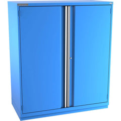 Champion Tool Storage - Storage Cabinets; Type: Eye-Level Plus Height Double Wide Door Cabinet ; Width (Inch): 56-1/2 ; Depth (Inch): 28-1/2 ; Height (Inch): 66-3/8 ; Number of Shelves: 5 ; Material: Steel - Exact Tooling
