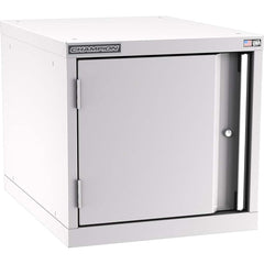 Champion Tool Storage - Storage Cabinets; Type: Stacked/Overhead Height Narrow Wide Door Cabinet ; Width (Inch): 22-3/16 ; Depth (Inch): 28-1/2 ; Height (Inch): 21-5/8 ; Number of Shelves: 1 ; Material: Steel - Exact Tooling