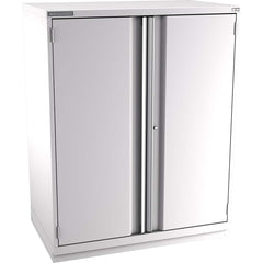 Champion Tool Storage - Storage Cabinets; Type: Eye-Level Height Extra Wide Door Cabinet ; Width (Inch): 47 ; Depth (Inch): 28-1/2 ; Height (Inch): 59-1/2 ; Number of Shelves: 5 ; Material: Steel - Exact Tooling