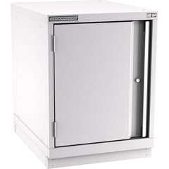 Champion Tool Storage - Storage Cabinets; Type: Desk-Height Narrow Wide Door Cabinet ; Width (Inch): 22-3/16 ; Depth (Inch): 28-1/2 ; Height (Inch): 29-7/8 ; Number of Shelves: 2 ; Material: Steel - Exact Tooling