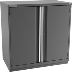 Champion Tool Storage - Storage Cabinets; Type: Counter-Height Plus Extra Wide Door Cabinet ; Width (Inch): 47 ; Depth (Inch): 28-1/2 ; Height (Inch): 45-1/4 ; Number of Shelves: 4 ; Material: Steel - Exact Tooling