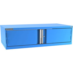 Champion Tool Storage - Storage Cabinets; Type: Stacked/Overhead Double Wide Door Cabinet ; Width (Inch): 56-1/2 ; Depth (Inch): 28-1/2 ; Height (Inch): 15-3/4 ; Number of Shelves: 1 ; Material: Steel - Exact Tooling
