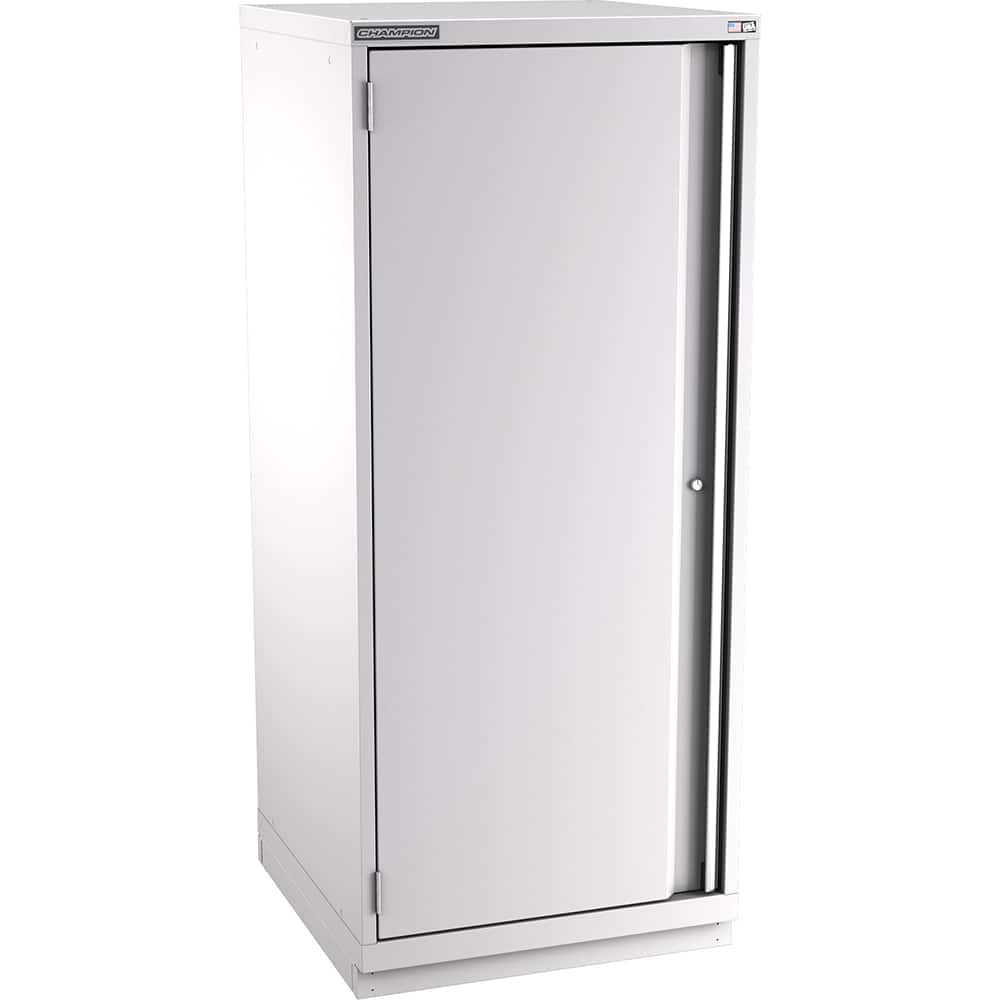 Champion Tool Storage - Storage Cabinets; Type: Eye-Level Plus Height Standard Wide Door Cabinet ; Width (Inch): 28-1/4 ; Depth (Inch): 28-1/2 ; Height (Inch): 66-3/8 ; Number of Shelves: 5 ; Material: Steel - Exact Tooling