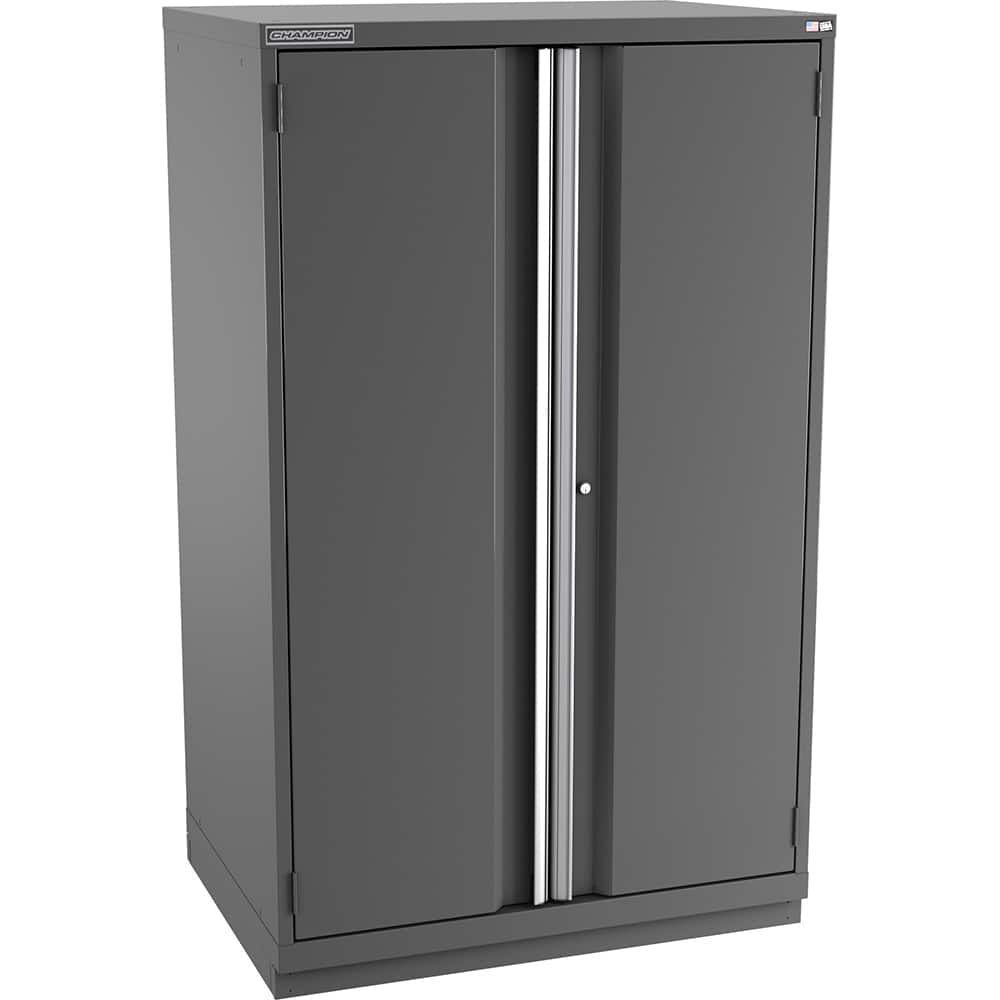 Champion Tool Storage - Storage Cabinets; Type: Eye-Level Plus Height Standard Plus Wide Door Cabinet ; Width (Inch): 40-1/4 ; Depth (Inch): 28-1/2 ; Height (Inch): 66-3/8 ; Number of Shelves: 5 ; Material: Steel - Exact Tooling