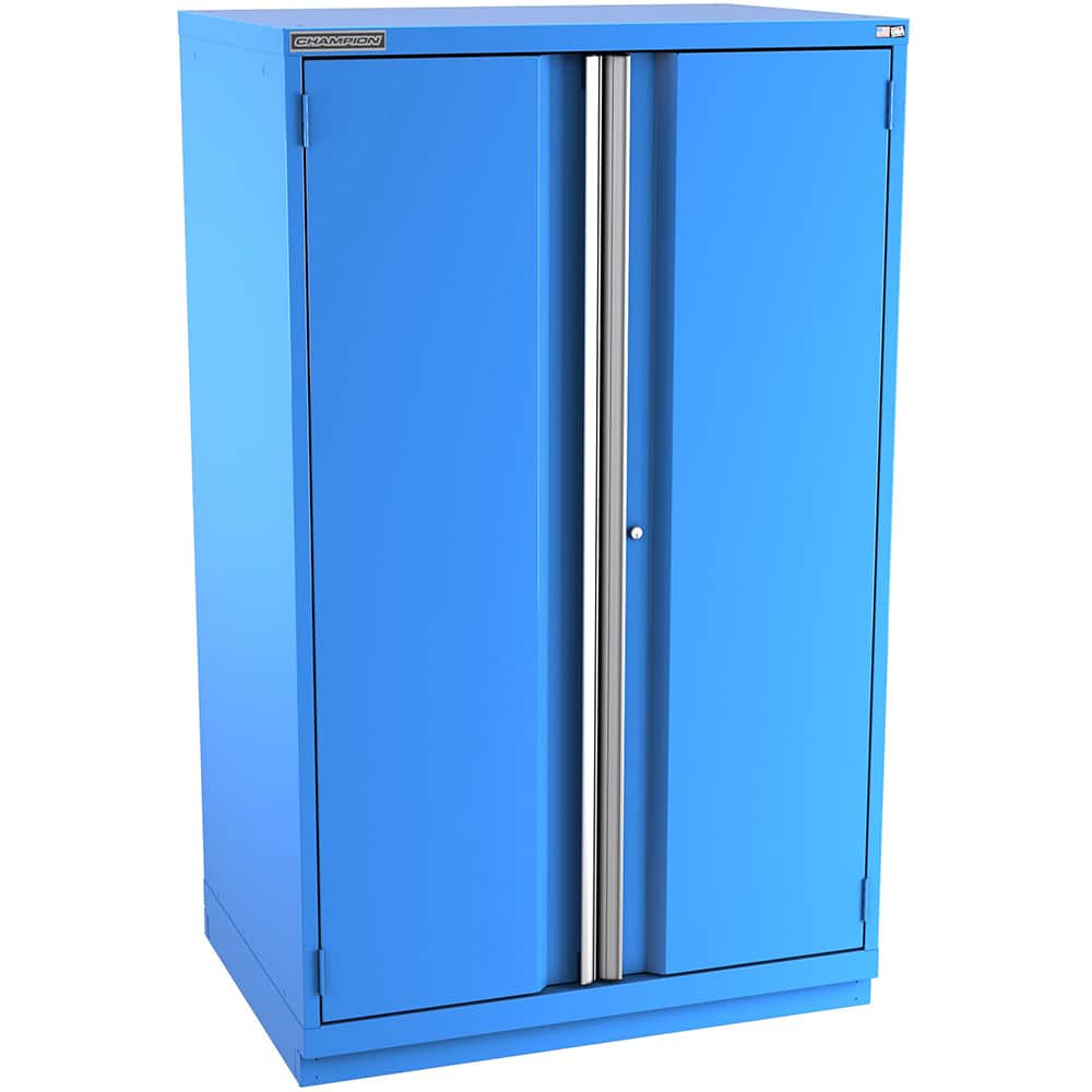 Champion Tool Storage - Storage Cabinets; Type: Eye-Level Plus Height Standard Plus Wide Door Cabinet ; Width (Inch): 40-1/4 ; Depth (Inch): 28-1/2 ; Height (Inch): 66-3/8 ; Number of Shelves: 5 ; Material: Steel - Exact Tooling