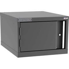 Champion Tool Storage - Storage Cabinets; Type: Stacked/Overhead Height Narrow Wide Door Cabinet ; Width (Inch): 22-3/16 ; Depth (Inch): 28-1/2 ; Height (Inch): 15-3/4 ; Number of Shelves: 1 ; Material: Steel - Exact Tooling