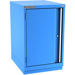 Champion Tool Storage - Storage Cabinets; Type: Bench-Height Narrow Wide Door Cabinet ; Width (Inch): 22-3/16 ; Depth (Inch): 28-1/2 ; Height (Inch): 35-7/8 ; Number of Shelves: 3 ; Material: Steel - Exact Tooling