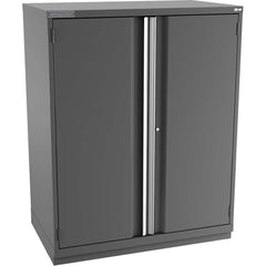 Champion Tool Storage - Storage Cabinets; Type: Eye-Level Height Extra Wide Door Cabinet ; Width (Inch): 47 ; Depth (Inch): 28-1/2 ; Height (Inch): 59-1/2 ; Number of Shelves: 5 ; Material: Steel - Exact Tooling