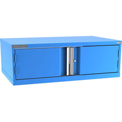 Champion Tool Storage - Storage Cabinets; Type: Stacked/Overhead Extra Wide Door Cabinet ; Width (Inch): 47 ; Depth (Inch): 28-1/2 ; Height (Inch): 15-3/4 ; Number of Shelves: 1 ; Material: Steel - Exact Tooling