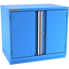 Champion Tool Storage - Storage Cabinets; Type: Bench-Height Standard Plus Wide Door Cabinet ; Width (Inch): 40-1/4 ; Depth (Inch): 28-1/2 ; Height (Inch): 35-7/8 ; Number of Shelves: 3 ; Material: Steel - Exact Tooling