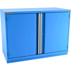 Champion Tool Storage - Storage Cabinets; Type: Counter-Height Double Wide Door Cabinet ; Width (Inch): 56-1/2 ; Depth (Inch): 28-1/2 ; Height (Inch): 41-3/4 ; Number of Shelves: 3 ; Material: Steel - Exact Tooling