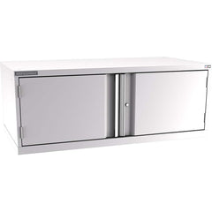 Champion Tool Storage - Storage Cabinets; Type: Stacked/Overhead Double Wide Door Cabinet ; Width (Inch): 56-1/2 ; Depth (Inch): 28-1/2 ; Height (Inch): 21-5/8 ; Number of Shelves: 2 ; Material: Steel - Exact Tooling