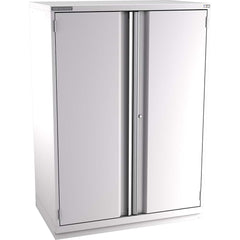 Champion Tool Storage - Storage Cabinets; Type: Eye-Level Plus Height Extra Wide Door Cabinet ; Width (Inch): 47 ; Depth (Inch): 28-1/2 ; Height (Inch): 66-3/8 ; Number of Shelves: 5 ; Material: Steel - Exact Tooling