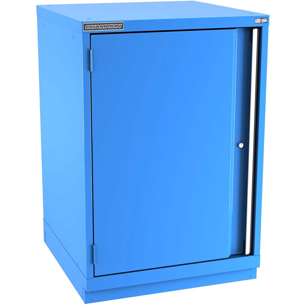 Champion Tool Storage - Storage Cabinets; Type: Counter-Height Standard Wide Door Cabinet ; Width (Inch): 28-1/4 ; Depth (Inch): 28-1/2 ; Height (Inch): 41-3/4 ; Number of Shelves: 3 ; Material: Steel - Exact Tooling