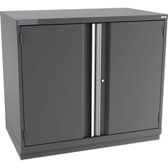 Champion Tool Storage - Storage Cabinets; Type: Counter-Height Extra Wide Door Cabinet ; Width (Inch): 47 ; Depth (Inch): 28-1/2 ; Height (Inch): 41-3/4 ; Number of Shelves: 3 ; Material: Steel - Exact Tooling