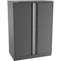 Champion Tool Storage - Storage Cabinets; Type: Eye-Level Plus Height Extra Wide Door Cabinet ; Width (Inch): 47 ; Depth (Inch): 28-1/2 ; Height (Inch): 66-3/8 ; Number of Shelves: 5 ; Material: Steel - Exact Tooling