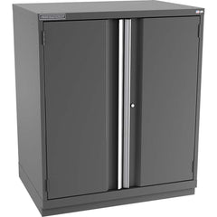 Champion Tool Storage - Storage Cabinets; Type: Counter-Height Plus Standard Plus Wide Door Cabinet ; Width (Inch): 40-1/4 ; Depth (Inch): 28-1/2 ; Height (Inch): 45-1/4 ; Number of Shelves: 4 ; Material: Steel - Exact Tooling
