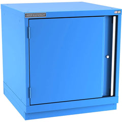 Champion Tool Storage - Storage Cabinets; Type: Desk-Height Standard Wide Door Cabinet ; Width (Inch): 28-1/4 ; Depth (Inch): 28-1/2 ; Height (Inch): 29-7/8 ; Number of Shelves: 2 ; Material: Steel - Exact Tooling