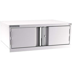 Champion Tool Storage - Storage Cabinets; Type: Stacked/Overhead Standard Plus Wide Door Cabinet ; Width (Inch): 40-1/4 ; Depth (Inch): 28-1/2 ; Height (Inch): 15-3/4 ; Number of Shelves: 1 ; Material: Steel - Exact Tooling