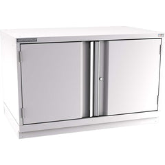 Champion Tool Storage - Storage Cabinets; Type: Desk-Height Extra Wide Door Cabinet ; Width (Inch): 47 ; Depth (Inch): 28-1/2 ; Height (Inch): 29-7/8 ; Number of Shelves: 2 ; Material: Steel - Exact Tooling