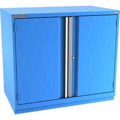 Champion Tool Storage - Storage Cabinets; Type: Counter-Height Extra Wide Door Cabinet ; Width (Inch): 47 ; Depth (Inch): 28-1/2 ; Height (Inch): 41-3/4 ; Number of Shelves: 3 ; Material: Steel - Exact Tooling