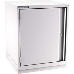 Champion Tool Storage - Storage Cabinets; Type: Bench-Height Standard Wide Door Cabinet ; Width (Inch): 28-1/4 ; Depth (Inch): 28-1/2 ; Height (Inch): 35-7/8 ; Number of Shelves: 3 ; Material: Steel - Exact Tooling