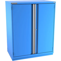 Champion Tool Storage - Storage Cabinets; Type: Eye-Level Height Extra Wide Door Cabinet ; Width (Inch): 47 ; Depth (Inch): 28-1/2 ; Height (Inch): 59-1/2 ; Number of Shelves: 5 ; Material: Steel - Exact Tooling