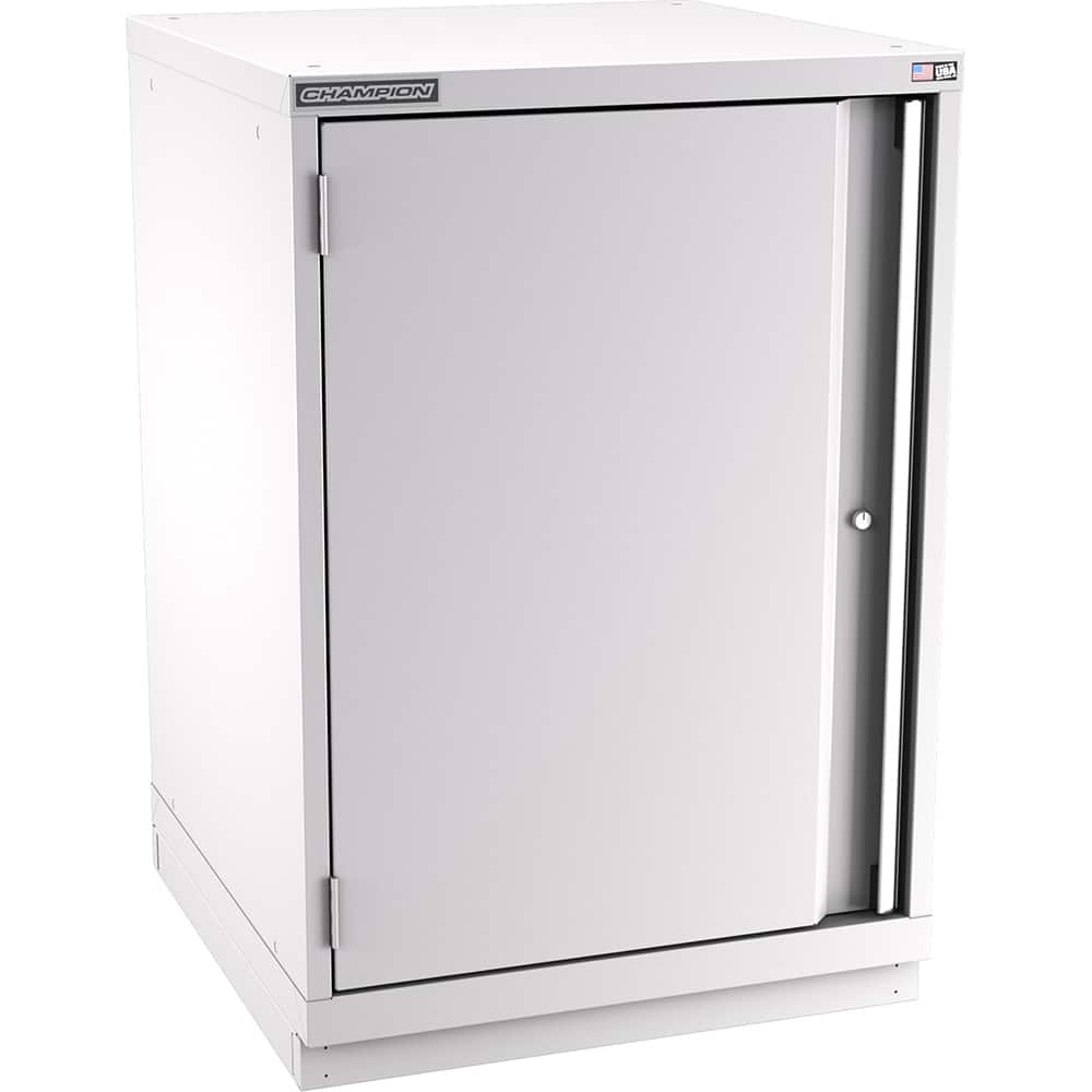 Champion Tool Storage - Storage Cabinets; Type: Counter-Height Standard Wide Door Cabinet ; Width (Inch): 28-1/4 ; Depth (Inch): 28-1/2 ; Height (Inch): 41-3/4 ; Number of Shelves: 3 ; Material: Steel - Exact Tooling
