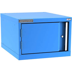 Champion Tool Storage - Storage Cabinets; Type: Stacked/Overhead Height Narrow Wide Door Cabinet ; Width (Inch): 22-3/16 ; Depth (Inch): 28-1/2 ; Height (Inch): 15-3/4 ; Number of Shelves: 1 ; Material: Steel - Exact Tooling