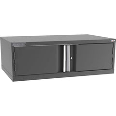 Champion Tool Storage - Storage Cabinets; Type: Stacked/Overhead Extra Wide Door Cabinet ; Width (Inch): 47 ; Depth (Inch): 28-1/2 ; Height (Inch): 15-3/4 ; Number of Shelves: 1 ; Material: Steel - Exact Tooling