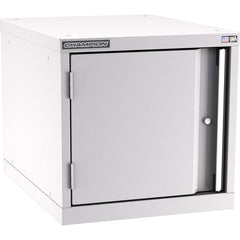 Champion Tool Storage - Storage Cabinets; Type: Stacked/Overhead Standard Wide Door Cabinet ; Width (Inch): 28-1/4 ; Depth (Inch): 28-1/2 ; Height (Inch): 21-5/8 ; Number of Shelves: 0 ; Material: Steel - Exact Tooling
