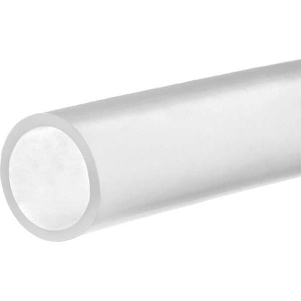 Value Collection - 3/4" ID x 1" OD, 5' Long, Silicone (3A) Tube - Clear, 40 Max psi, -120 to 480°F - Exact Tooling