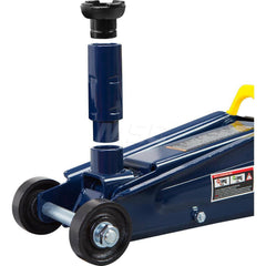 TCE - Service & Floor Jacks; Type: Service Jack ; Load Capacity (Ton): 3 Tons ; Load Capacity (Lb.): 6000.000 ; Minimum Height (Inch): 5-7/8 ; Maximum Height (Inch): 20-7/8 - Exact Tooling