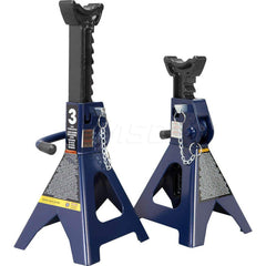TCE - Jack Stands & Tripods; Jack Stand Type: Double Locking Jack Stand ; Load Capacity (Lb.): 6000.000 ; Load Capacity (Ton): 3 (Inch); Minimum Height (Inch): 11-1/4 ; Maximum Height (Inch): 16-3/4 ; Additional Information: Removable Locking Support Pin - Exact Tooling