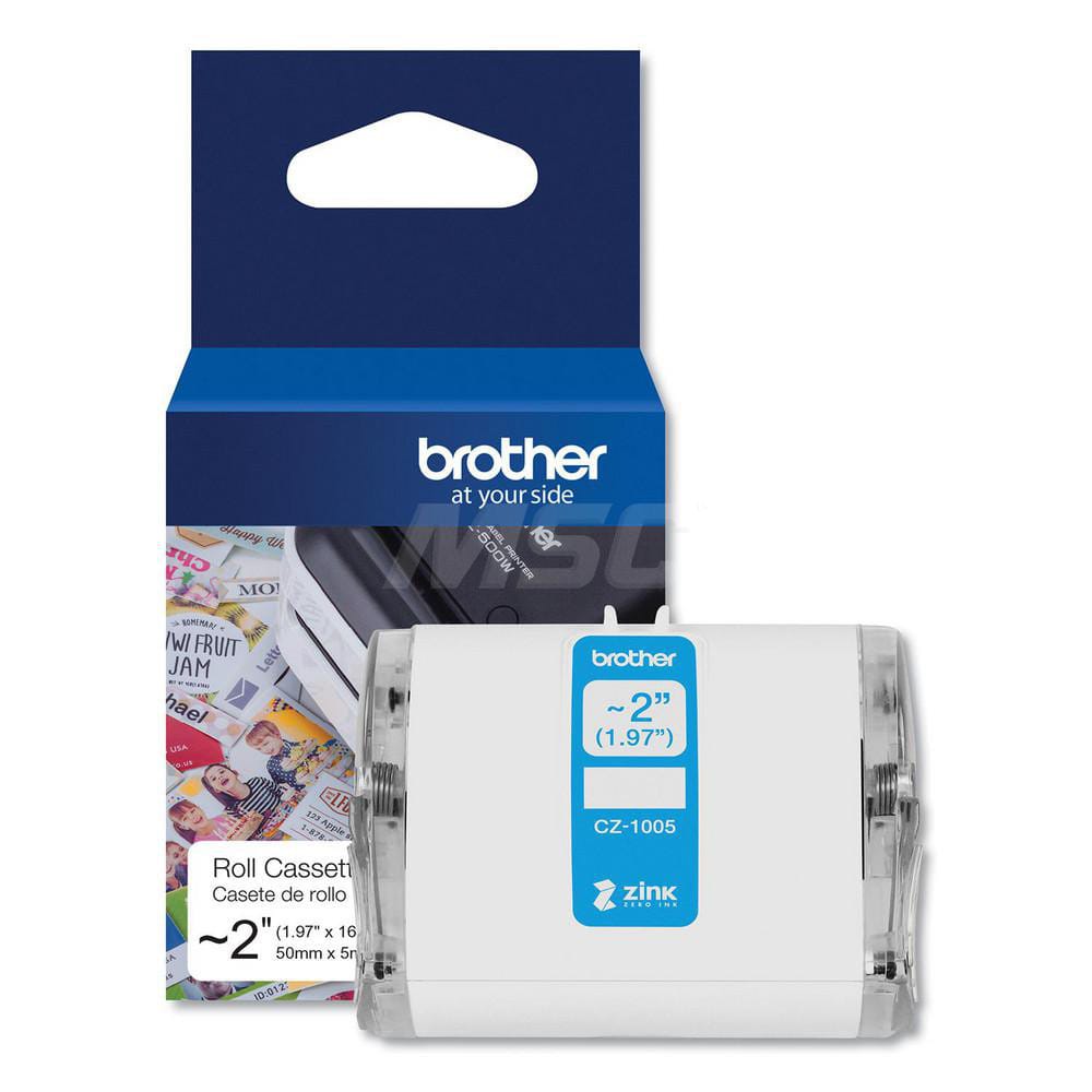 Brother - Office Machine Supplies & Accessories; Office Machine/Equipment Accessory Type: Cassette ; For Use With: VC-500W ; Color: White - Exact Tooling