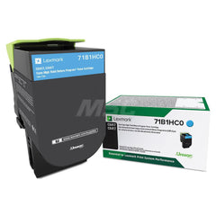 Lexmark - Office Machine Supplies & Accessories; Office Machine/Equipment Accessory Type: Toner Cartridge ; For Use With: Lexmark CS517de; CS417dn; CX517de; CX417de ; Color: Cyan - Exact Tooling