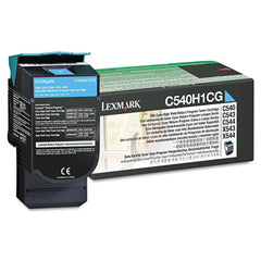 Lexmark - Office Machine Supplies & Accessories; Office Machine/Equipment Accessory Type: Toner Cartridge ; For Use With: Lexmark X546dtn; X548dte; C544dw ; Color: Cyan - Exact Tooling