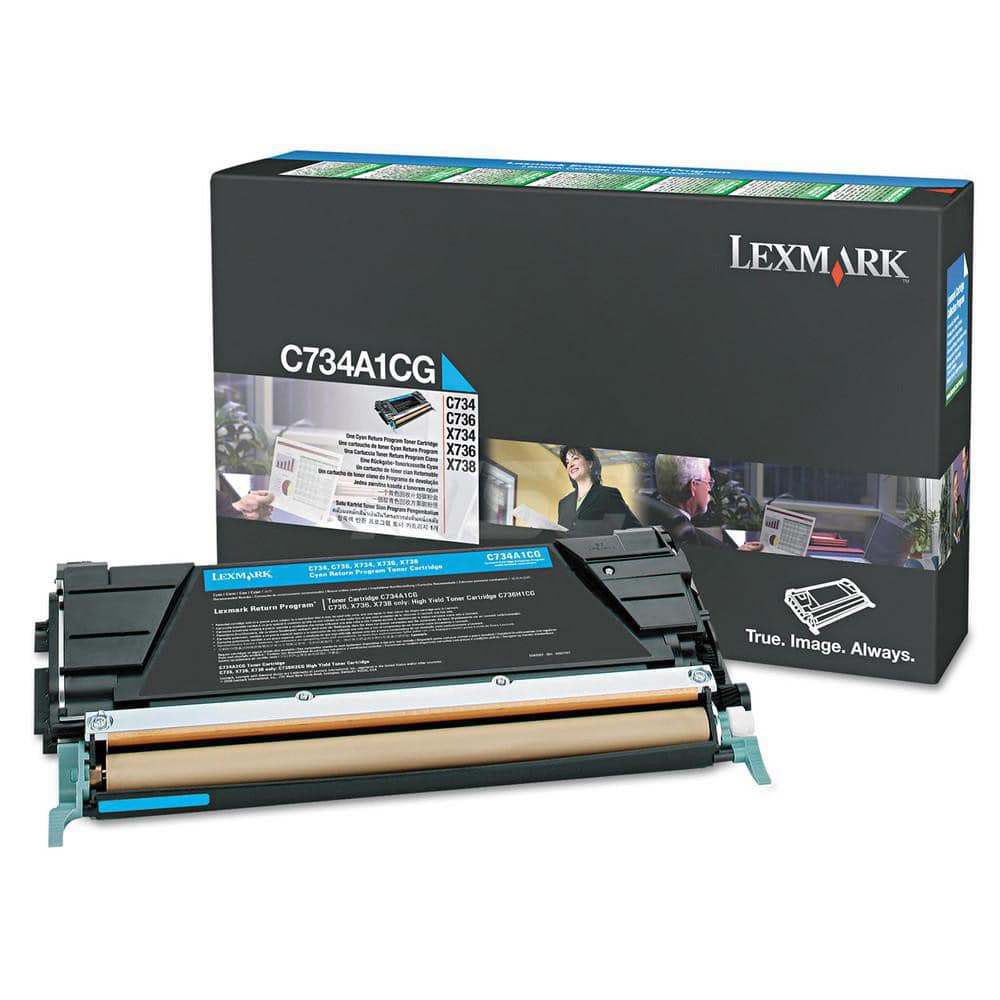 Lexmark - Office Machine Supplies & Accessories; Office Machine/Equipment Accessory Type: Toner Cartridge ; For Use With: Lexmark X748dte; X748de ; Color: Cyan - Exact Tooling