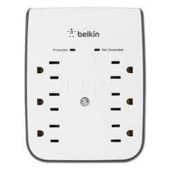 Belkin - Power Outlet Strips; Amperage: 15 ; Voltage: 5.00 ; Number of Outlets: 6 ; Material: Plastic ; Mounting Type: Wall ; Cord Length (Feet): 10 - Exact Tooling