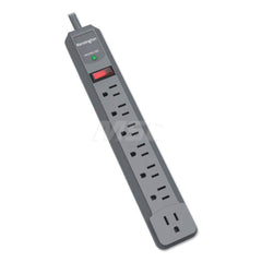 ACCO - Power Outlet Strips; Amperage: 15 ; Voltage: 120 ; Number of Outlets: 7 ; Material: ABS Plastic ; Mounting Type: Floor ; Cord Length (Feet): 6 - Exact Tooling