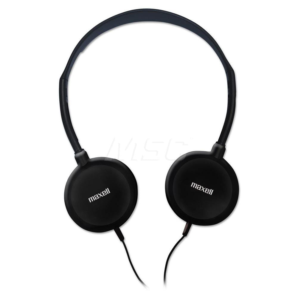 Maxell - Office Machine Supplies & Accessories; Office Machine/Equipment Accessory Type: Headphones ; For Use With: All Portable Players; Laptops & Desktop Computers ; Color: Silver - Exact Tooling