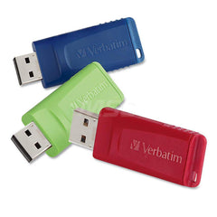 Verbatim - Office Machine Supplies & Accessories; Office Machine/Equipment Accessory Type: Flash Drive ; For Use With: Windows XP Vista & 7 & Higher; Mac OS X 10.1 & Higher; Linux kernel 2.6 & Higher ; Storage Capacity: 16GB ; Color: Blue; Green; Red - Exact Tooling