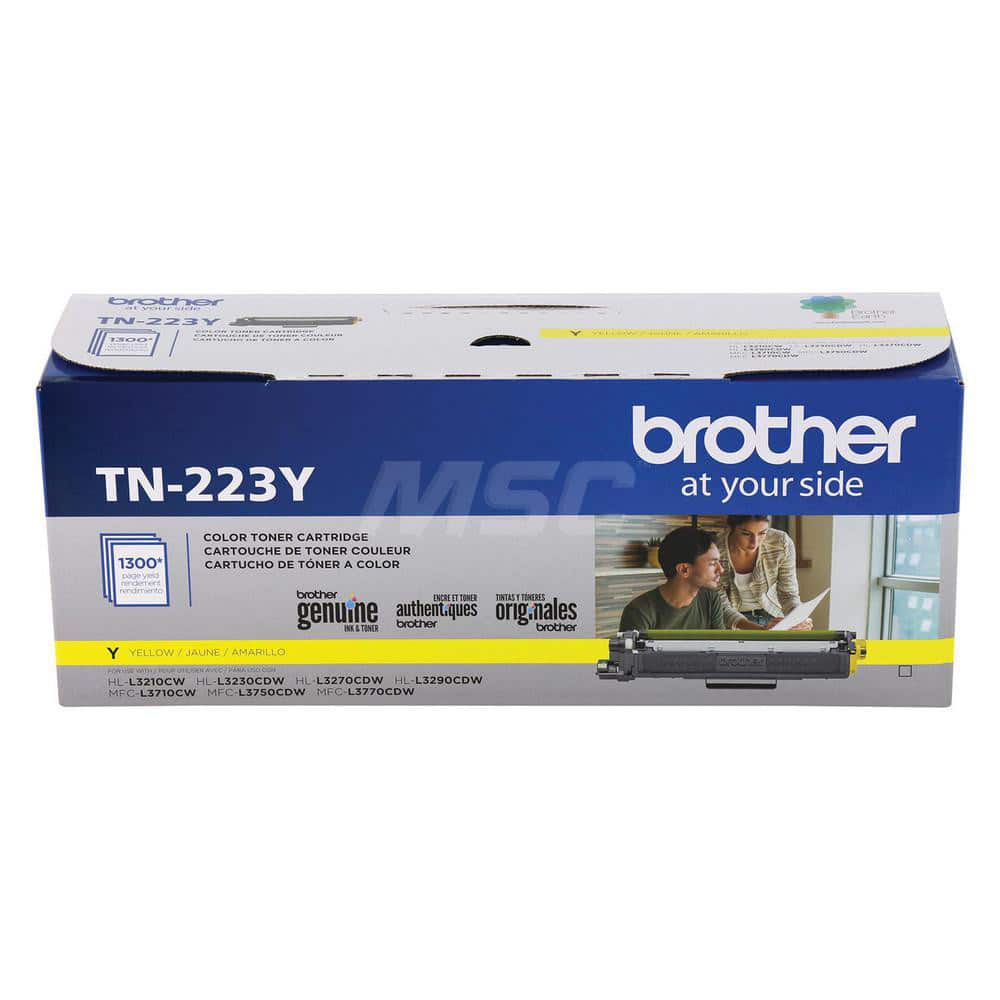 Brother - Office Machine Supplies & Accessories; Office Machine/Equipment Accessory Type: Toner Cartridge ; For Use With: HL-L3210CW; HL-L3230CDW; HL-L3270CDW; HL-L3290CDW; MFC-L3710CW; MFC-L3750CDW; MFC-L3770CDW ; Color: Yellow - Exact Tooling