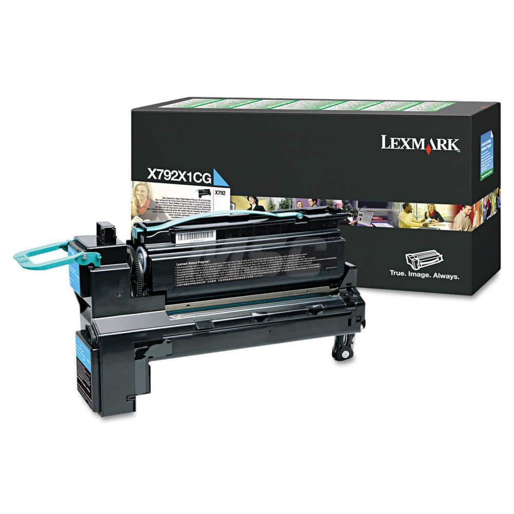 Lexmark - Office Machine Supplies & Accessories; Office Machine/Equipment Accessory Type: Toner Cartridge ; For Use With: Lexmark X792de; X792dte; X792dtfe; X792dtpe ; Color: Cyan - Exact Tooling