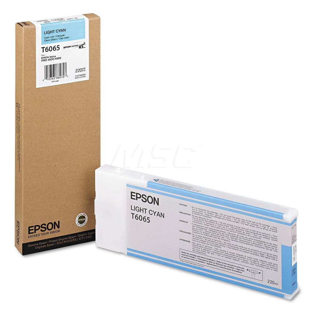 Epson - Office Machine Supplies & Accessories; Office Machine/Equipment Accessory Type: Ink Cartridge ; For Use With: Epson Stylus Pro 4880 Portrait Edition; Epson Stylus Pro 4880 ColorBurst; Epson Stylus Pro 4880 Printer; Epson Stylus Pro 4800 Professio - Exact Tooling
