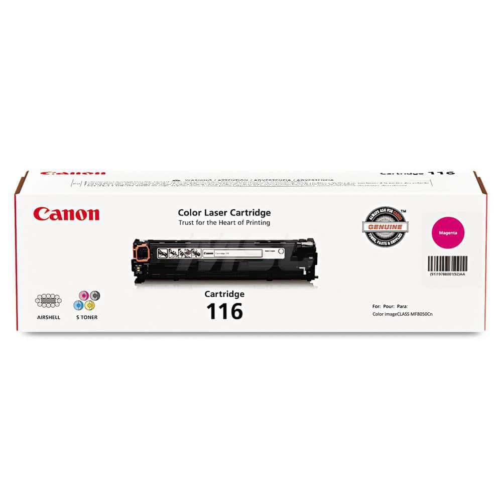 Canon - Office Machine Supplies & Accessories; Office Machine/Equipment Accessory Type: Toner Cartridge ; For Use With: Canon ImageCLASS MF8050Cn; MF8080Cw ; Color: Magenta - Exact Tooling