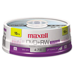 Maxell - Office Machine Supplies & Accessories; Office Machine/Equipment Accessory Type: DVD+RW Discs ; For Use With: DVD+RW Drives/Recorders & Dual DVD?RW/R Drives; Read By DVD+RW Compatible Playback Devices ; Color: Silver - Exact Tooling